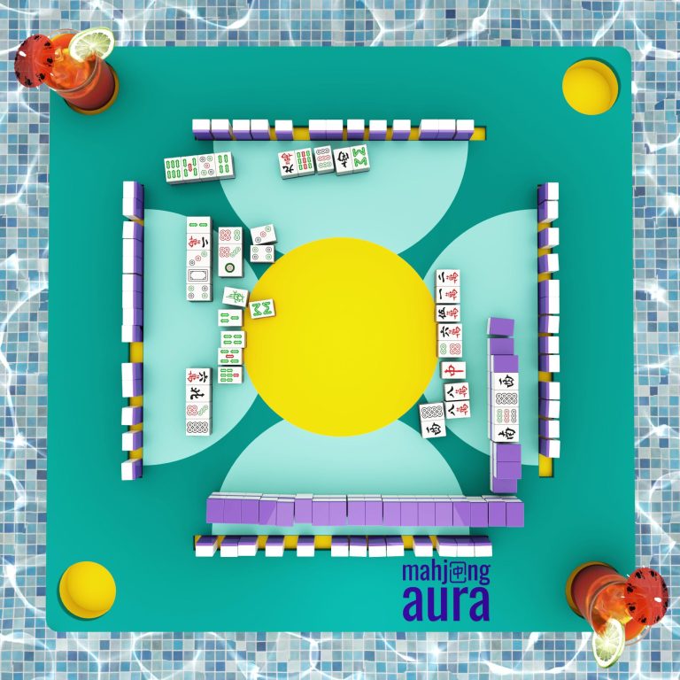 Transform Your Pool Days: The Floating Mahjong Aura Table for Effortless Poolside Fun & Games