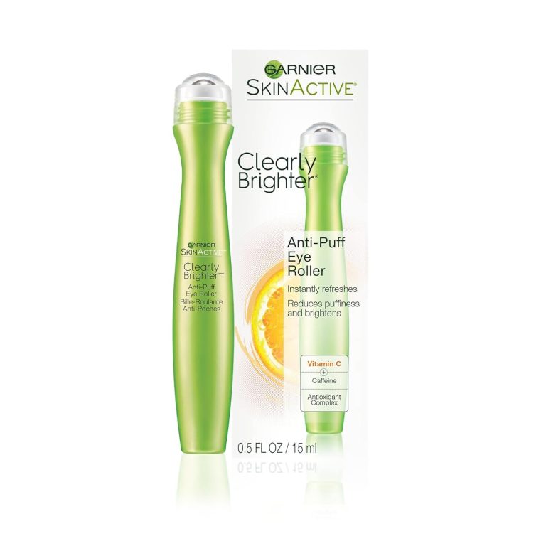 Wake Up Brighter: Garnier Clearly Brighter Anti-Puff Eye Roller with Caffeine & Vitamin C – Your Morning Secret to Refreshed, Radiant Eyes