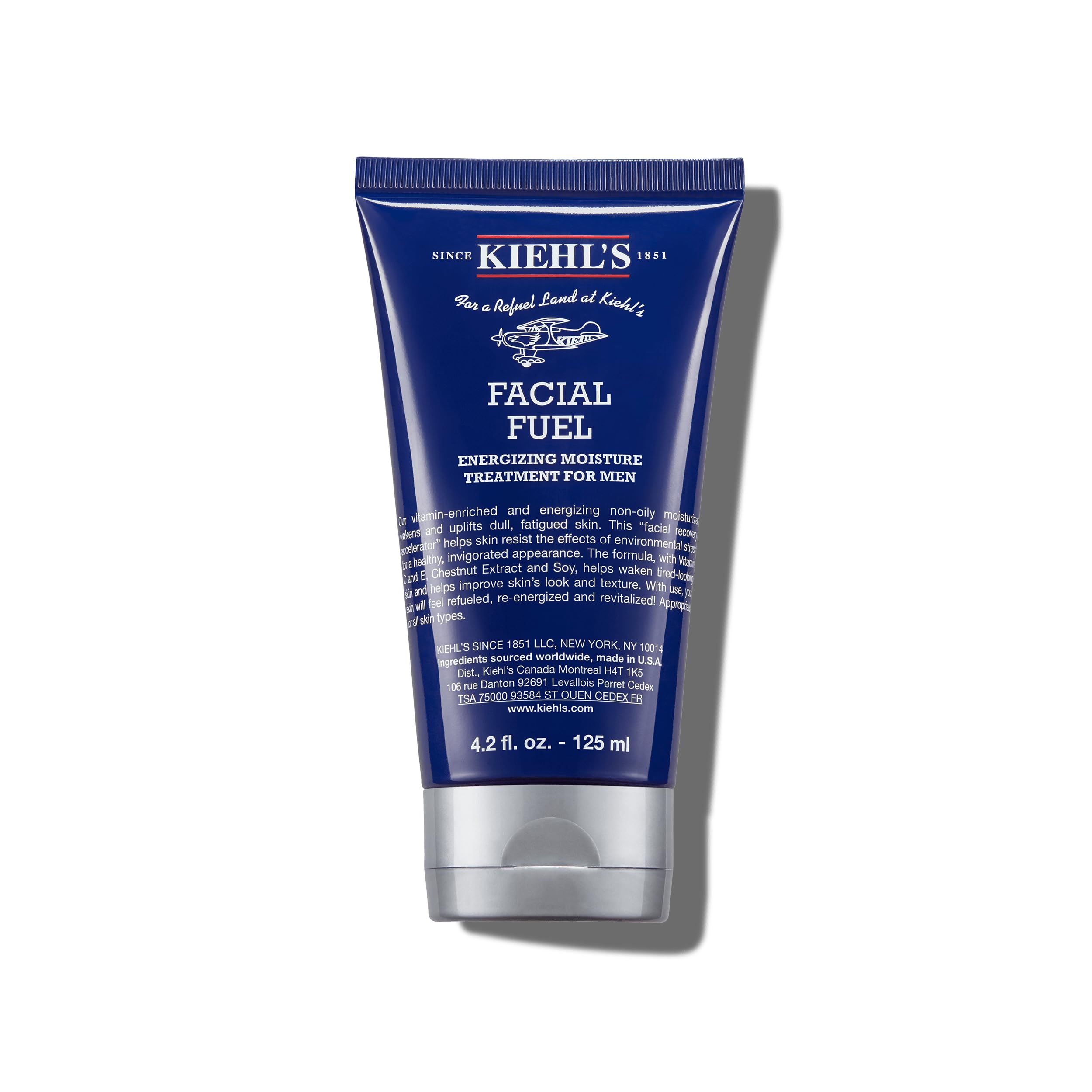 Kiehl’s Facial Fuel Moisturizer for Men: A Lightweight Daily Face Cream with Vitamin C and Caffeine