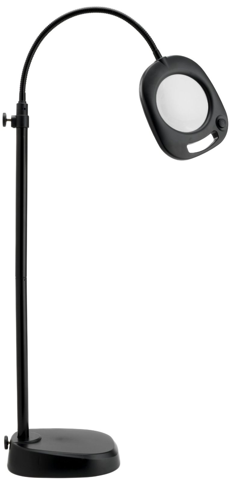 Transform Your Space with the Daylight LED Floor Lamp & Table Lamp – Touch Control, Flexible Arm, Sleek Black Design for Living Room, Bedroo