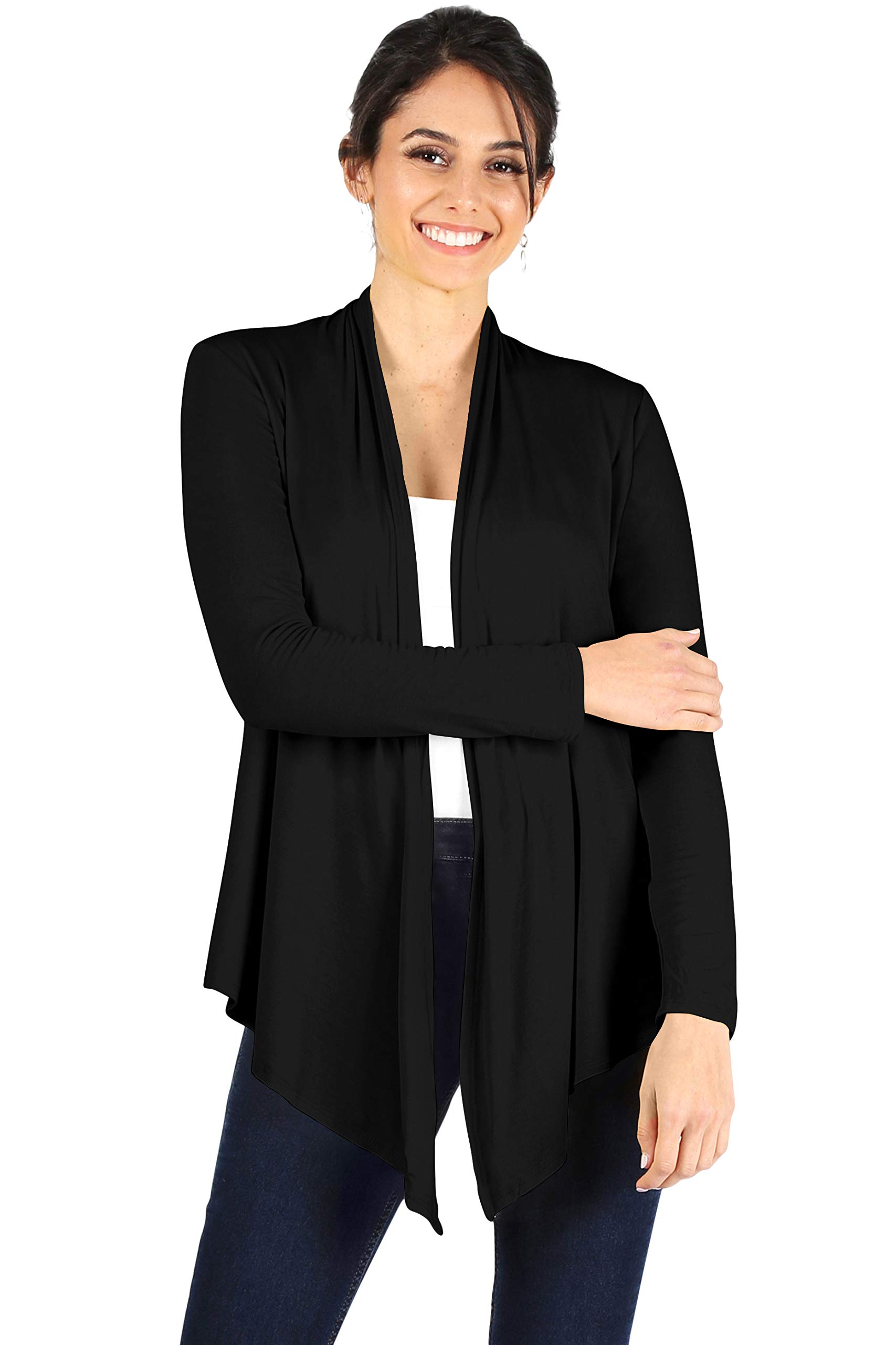 Womens Open Drape Cardigan Reg and Plus Size: A Practical Layering Piece for Everyday Use