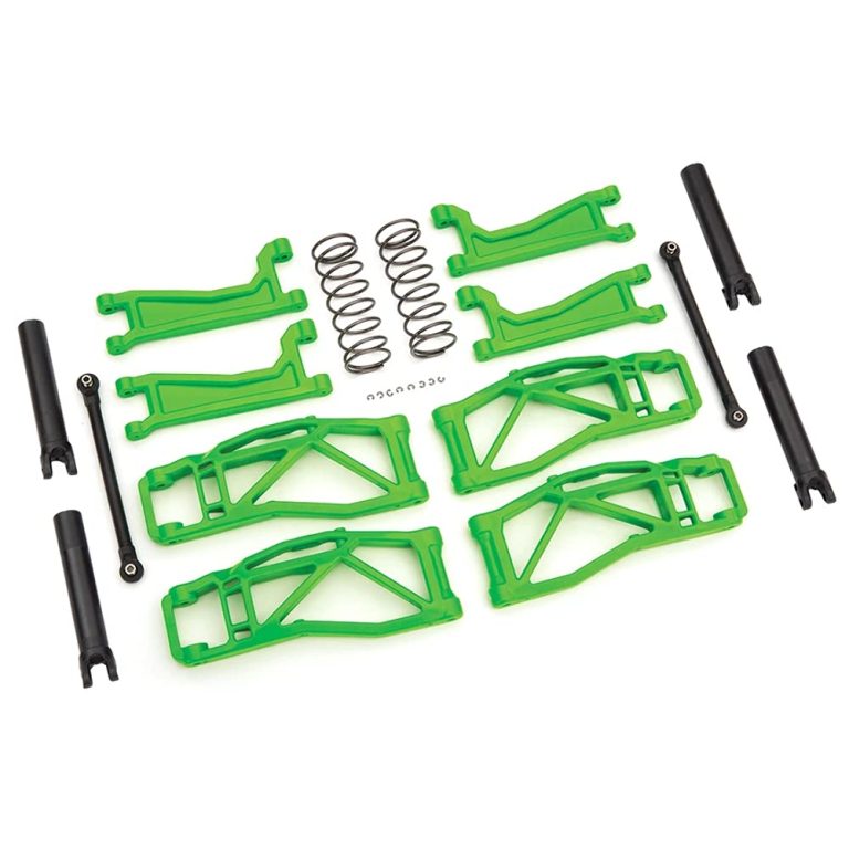Feel the Rush of Unstoppable Power: Transform Your Traxxas with the Green WideMaxx Suspension Kit TRA8995G