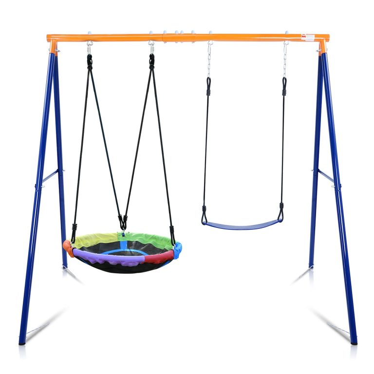 Transform Your Backyard into a Joyful Playground with Our Heavy-Duty 440lbs Swing Set – Endless Laughter and Memories Await