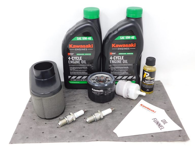Effortless Engine Care: Kawasaki 10W-40 Maintenance Kit for FR651V, FR691V, FR730V, All FS – Smooth Starts & Fuel Treatment Included
