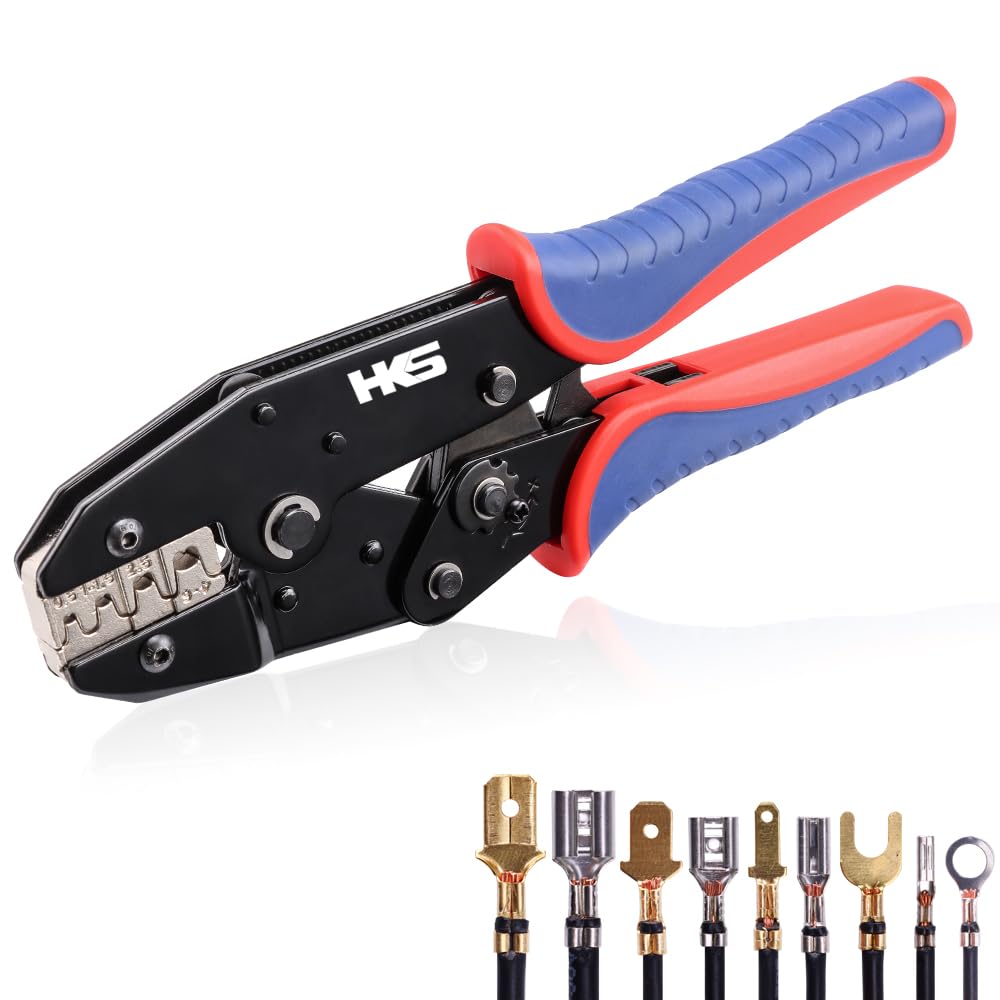 HKS Ratcheting Crimper for Non-Insulated U-Shaped Terminals: A Practical Look at AWG 20-10