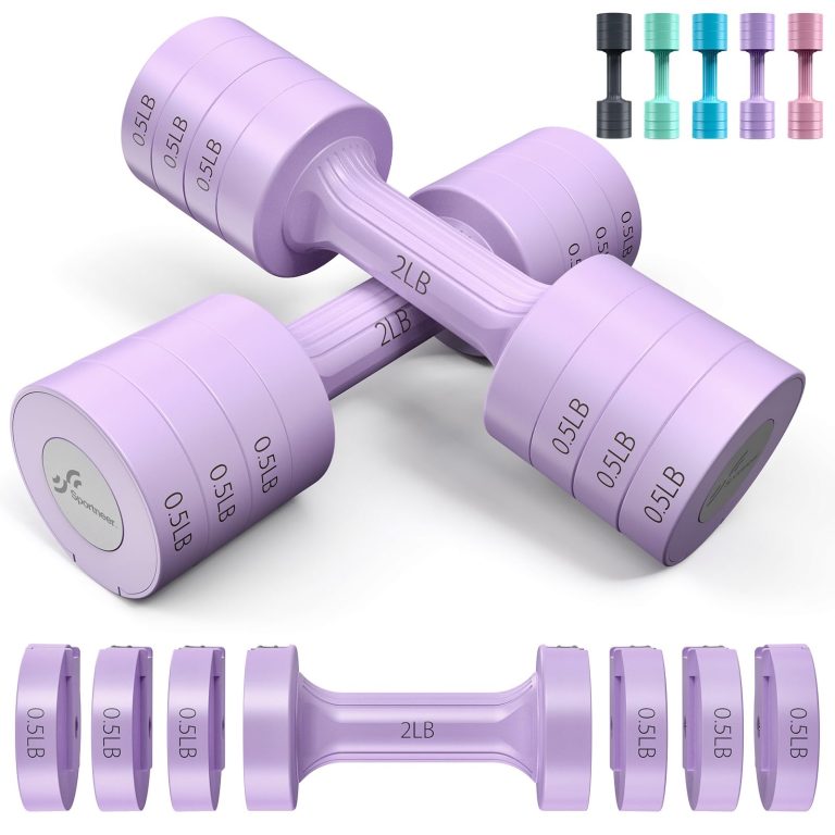 Transform Your Home Workouts with Sportneer Adjustable Dumbbells: Effortless 6-in-1 Strength Training for Women and Men