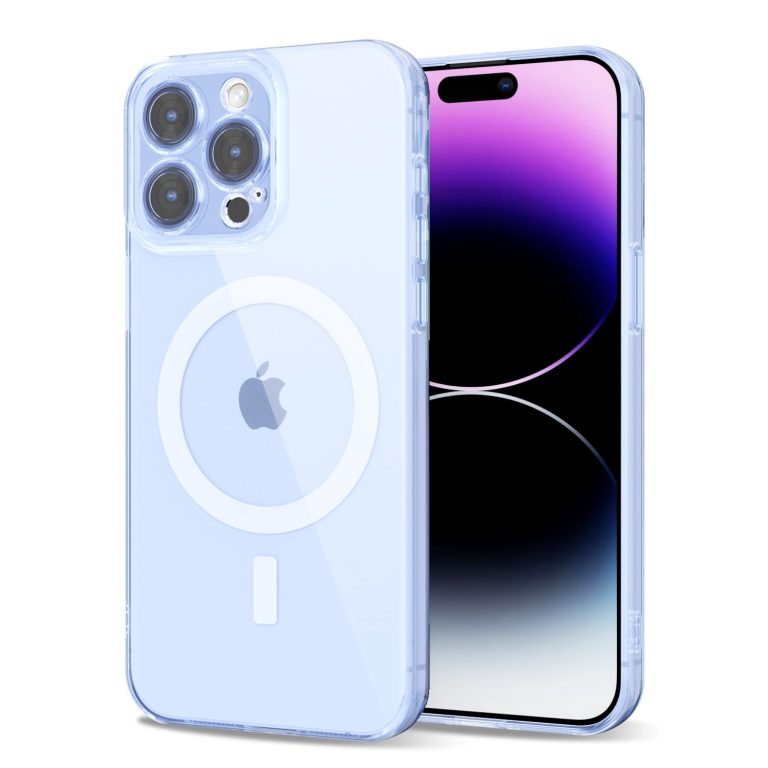 Elevate Your Daily Glow: The Svanove Clear Magsafe iPhone 14 Pro Max Case in Light Blue – A Girly, Aesthetic Armor for Your Most Cherished M