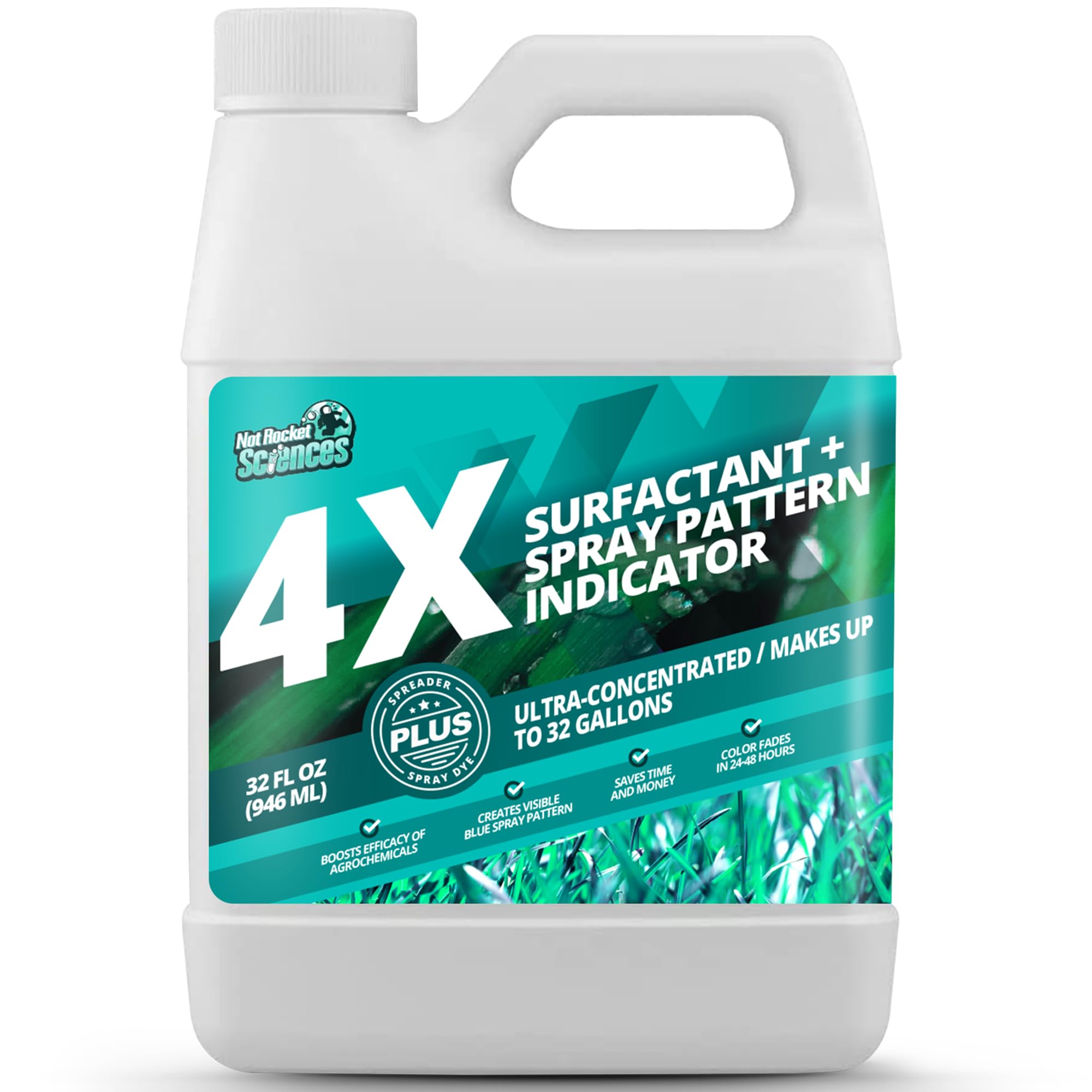 32oz 4X Spray Pattern Indicator Dye and Surfactant for Lawn Turf Marking: A Practical Look